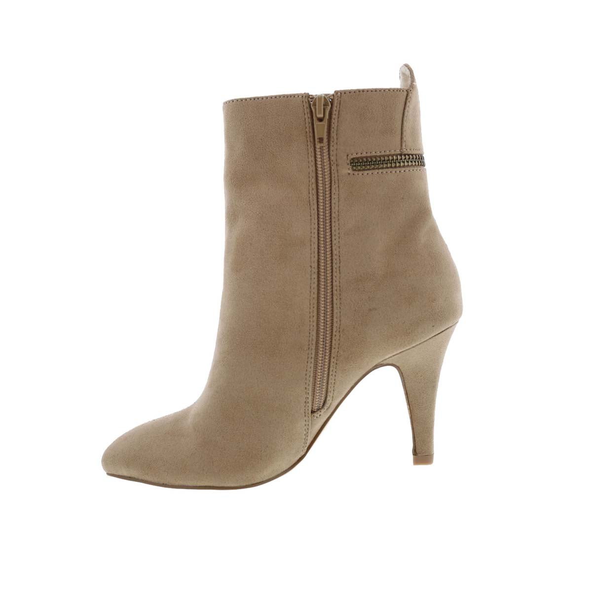 BELLINI CLAUDIA WOMEN BOOTS IN TAN MICROSUEDE - TLW Shoes