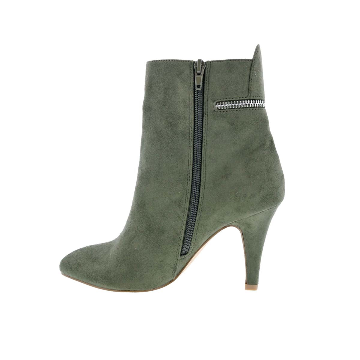 BELLINI CLAUDIA WOMEN BOOTS IN OLIVE MICROSUEDE - TLW Shoes