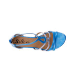 BELLINI GWEN WOMEN WEDGE SANDAL IN BLUE PU - TLW Shoes