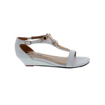 BELLINI LYNN WOMEN WEDGE SANDAL IN WHITE PU - TLW Shoes