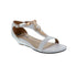 BELLINI LYNN WOMEN WEDGE SANDAL IN WHITE PU - TLW Shoes