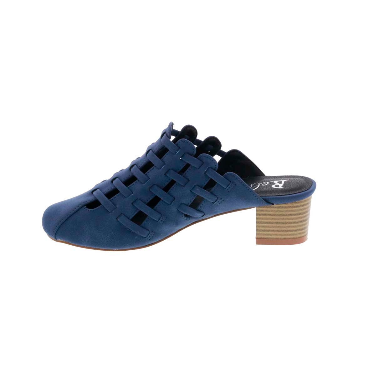 BELLINI PATTY WOMEN SLIP-ON MULE IN BLUE BUCK - TLW Shoes