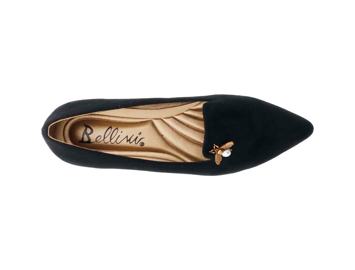 BELLINI BEAM WOMEN DRESS SLIP-ON SHOE IN BLACK MICROSUEDE - TLW Shoes