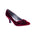 BELLINI CHARM STUD WOMEN PUMP SHOES IN WINE VELVET - TLW Shoes