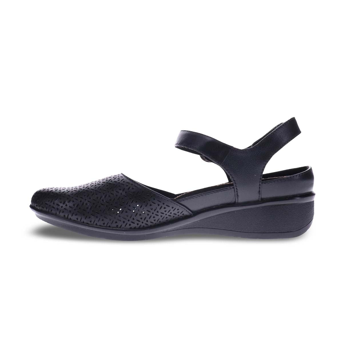 REVERE CALABRIA WOMEN SANDALS IN BLACK - TLW Shoes