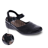 REVERE CALABRIA WOMEN SANDALS IN BLACK - TLW Shoes