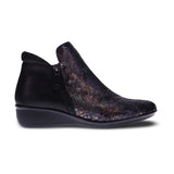 REVERE DAMASCUS WOMEN BOOTS IN BLACK METALLIC PYTHON/ONYX - TLW Shoes