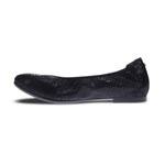 REVERE NAIROBI WOMEN SLIP-ON CASUAL SHOES IN BLACK LIZARD/ONYX - TLW Shoes