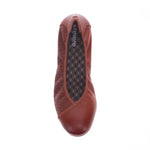 REVERE NAIROBI WOMEN SLIP-ON CASUAL SHOES IN COGNAC - TLW Shoes