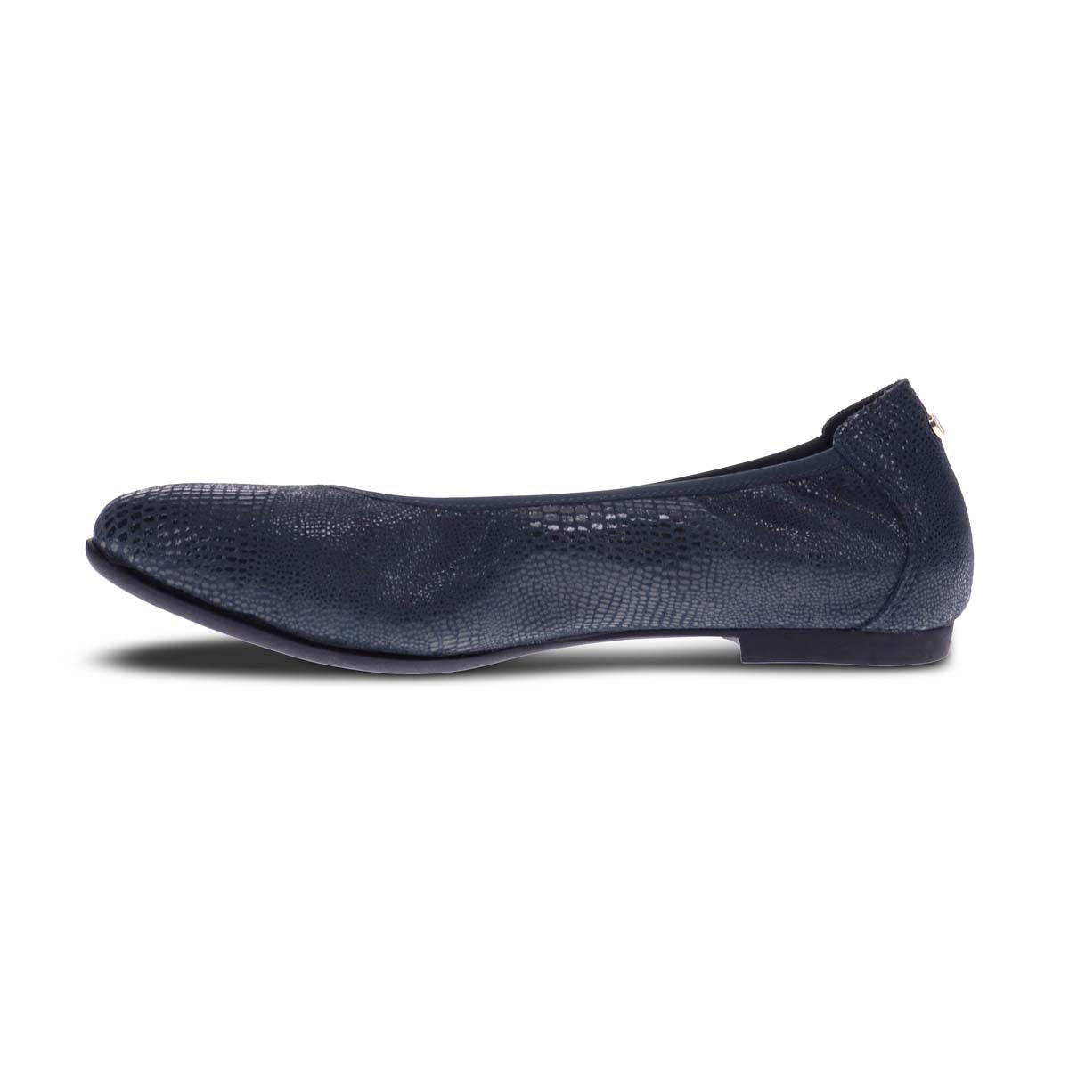 REVERE NAIROBI WOMEN SLIP-ON CASUAL SHOES IN NAVY LIZARD/SAPPHIRE - TLW Shoes