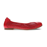 REVERE NAIROBI WOMEN SLIP-ON CASUAL SHOES IN SUMMER RED LAZER - TLW Shoes