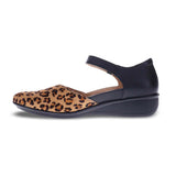 REVERE OSAKA WOMEN CASUAL SHOES IN BLACK LEOPARD - TLW Shoes