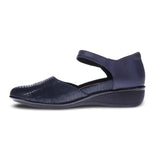 REVERE OSAKA WOMEN CASUAL SHOES IN NAVY LIZARD/SAPPHIRE - TLW Shoes