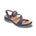 REVERE EMERALD WOMEN SANDALS IN BLUE FRENCH - TLW Shoes