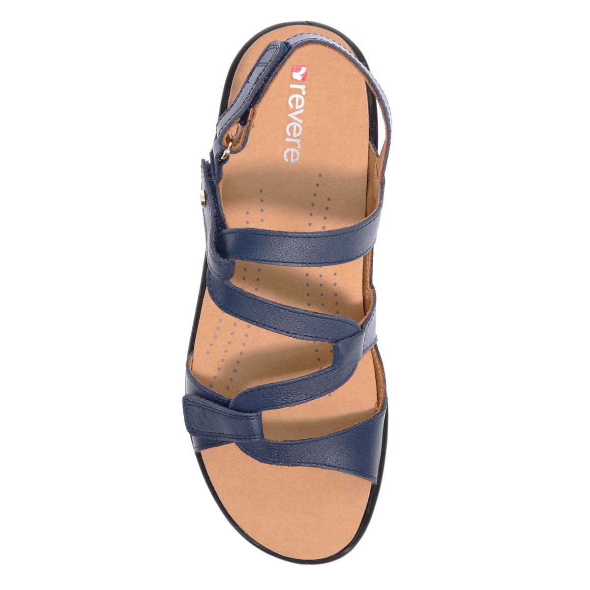REVERE EMERALD WOMEN SANDALS IN BLUE FRENCH - TLW Shoes