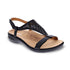 REVERE SANTA FE WOMEN SANDALS IN BLACK - TLW Shoes