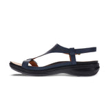 REVERE SANTA FE WOMEN SANDALS IN BLUE FRENCH - TLW Shoes