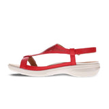 REVERE SANTA FE WOMEN SANDALS IN SUMMER RED - TLW Shoes