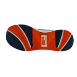 DREW PLAYER MEN ATHLETIC SHOE IN NAVY/ORANGE MESH COMBO - TLW Shoes