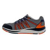 DREW PLAYER MEN ATHLETIC SHOE IN NAVY/ORANGE MESH COMBO - TLW Shoes