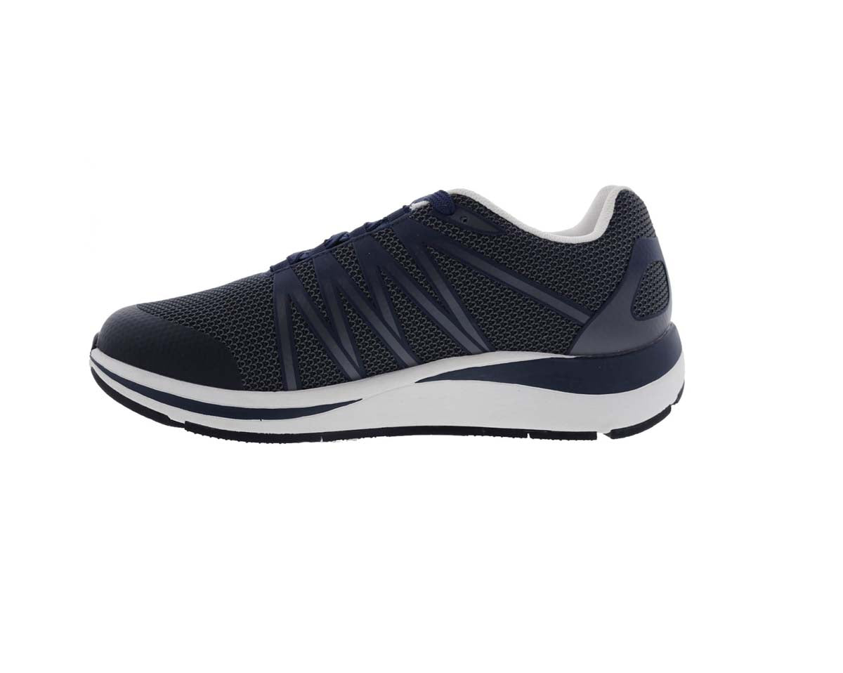DREW PLAYER MEN ATHLETIC SHOE IN NAVY MESH COMBO - TLW Shoes