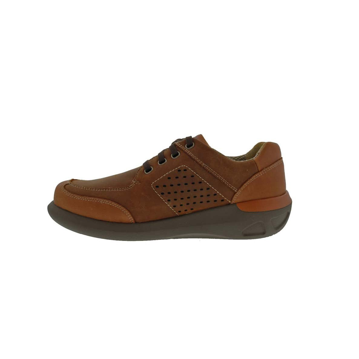 DREW MILES MEN CASUAL SHOE IN CAMEL LEATHER - TLW Shoes