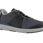 DREW PERFORM MEN'S ATHLETIC WALKING SHOE IN NAVY COMBO - TLW Shoes
