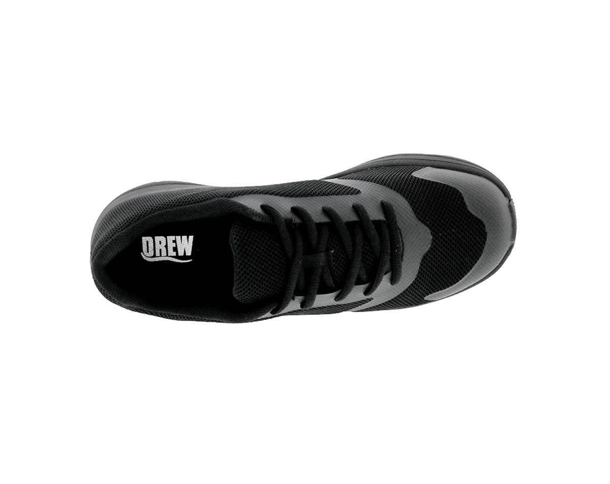 DREW STABLE MEN SNEAKER IN BLACK MESH COMBO - TLW Shoes