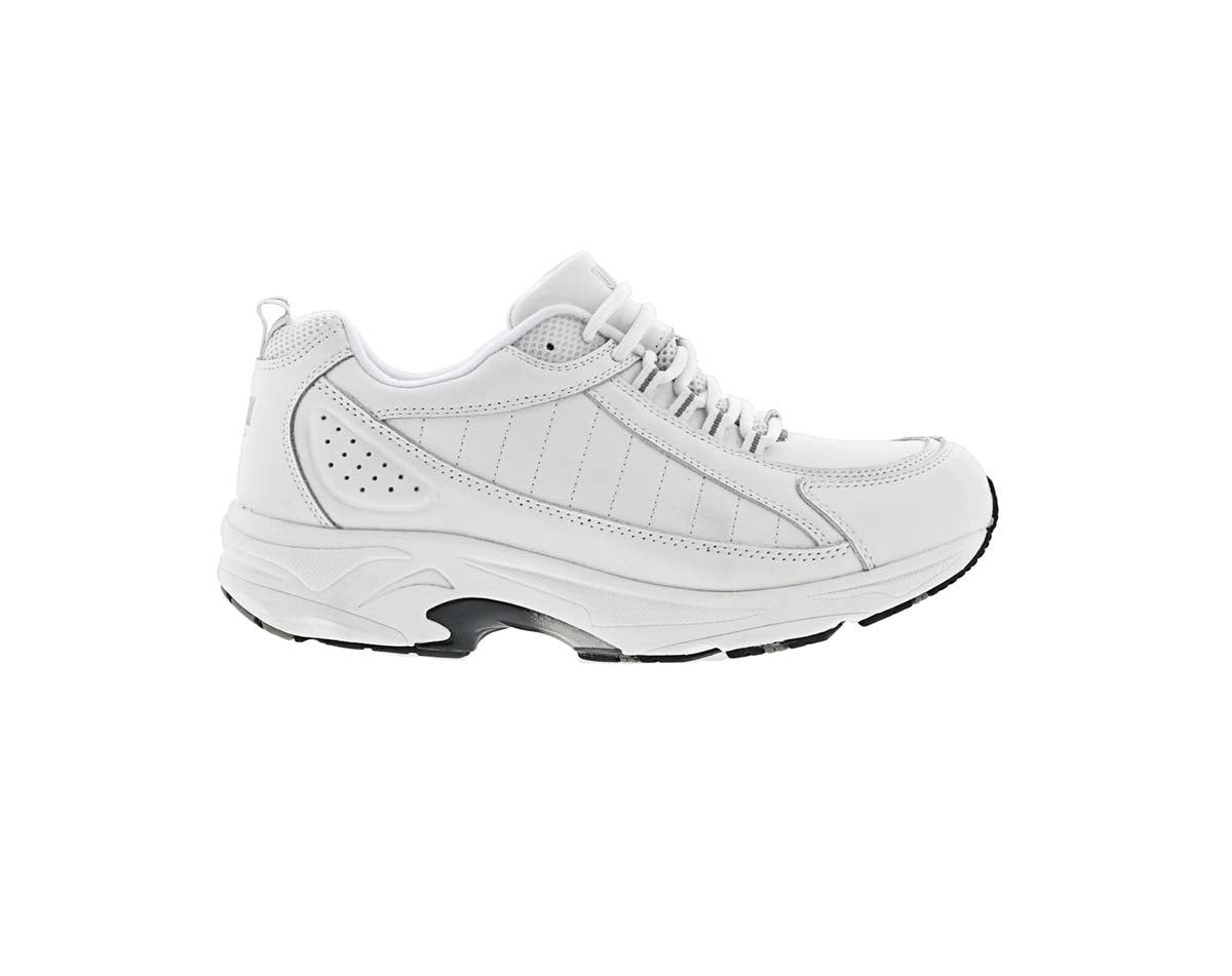 DREW VOYAGER MEN ATHLETIC SHOE IN WHITE CALF - TLW Shoes