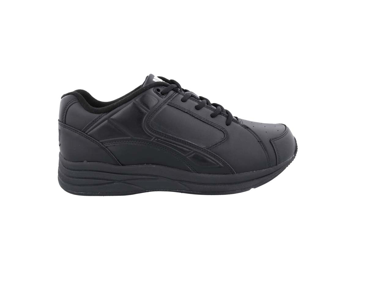 DREW FORCE MEN ATHLETIC SHOE IN BLACK CALF - TLW Shoes