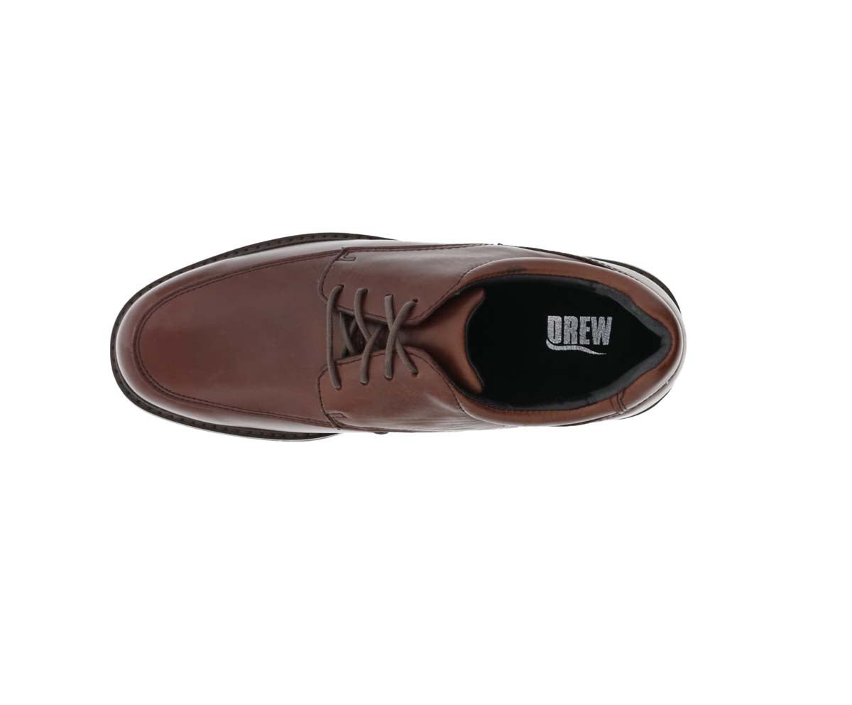 DREW PARK MEN'S DRESS SHOE IN BROWN LEATHER - TLW Shoes