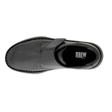 DREW WATSON MENS CASUAL SHOE IN BLACK STRETCH LEATHER - TLW Shoes