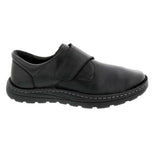 DREW WATSON MENS CASUAL SHOE IN BLACK STRETCH LEATHER - TLW Shoes