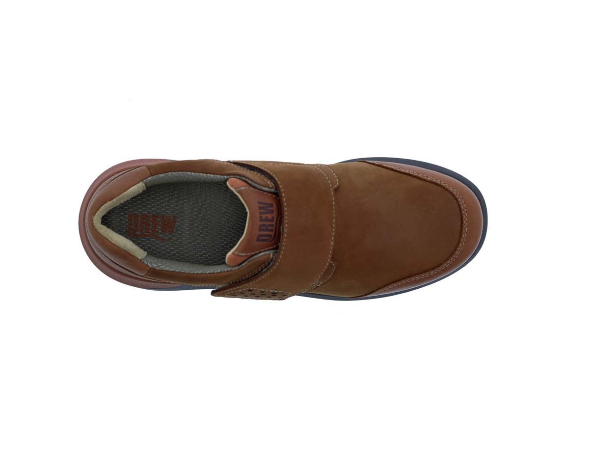 DREW MARSHALL MEN CASUAL SHOES IN CAMEL LEATHER - TLW Shoes