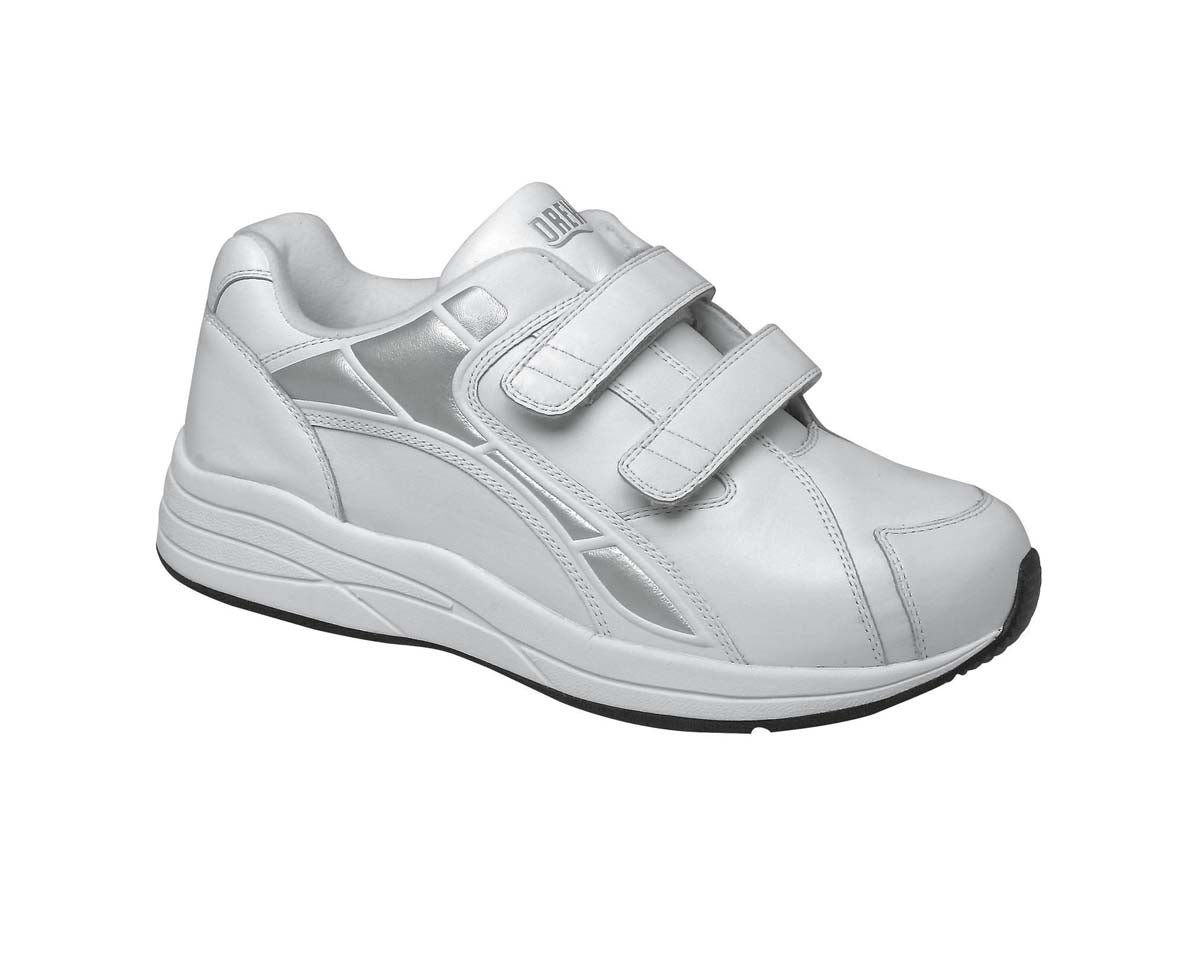 DREW FORCE V MENS ATHLETIC SHOE IN WHITE CALF - TLW Shoes