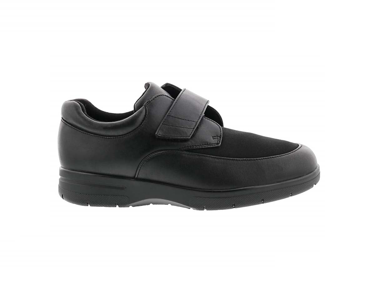 DREW JOURNEY II MEN CASUAL SHOE IN BLACK/BLACK STRETCH - TLW Shoes