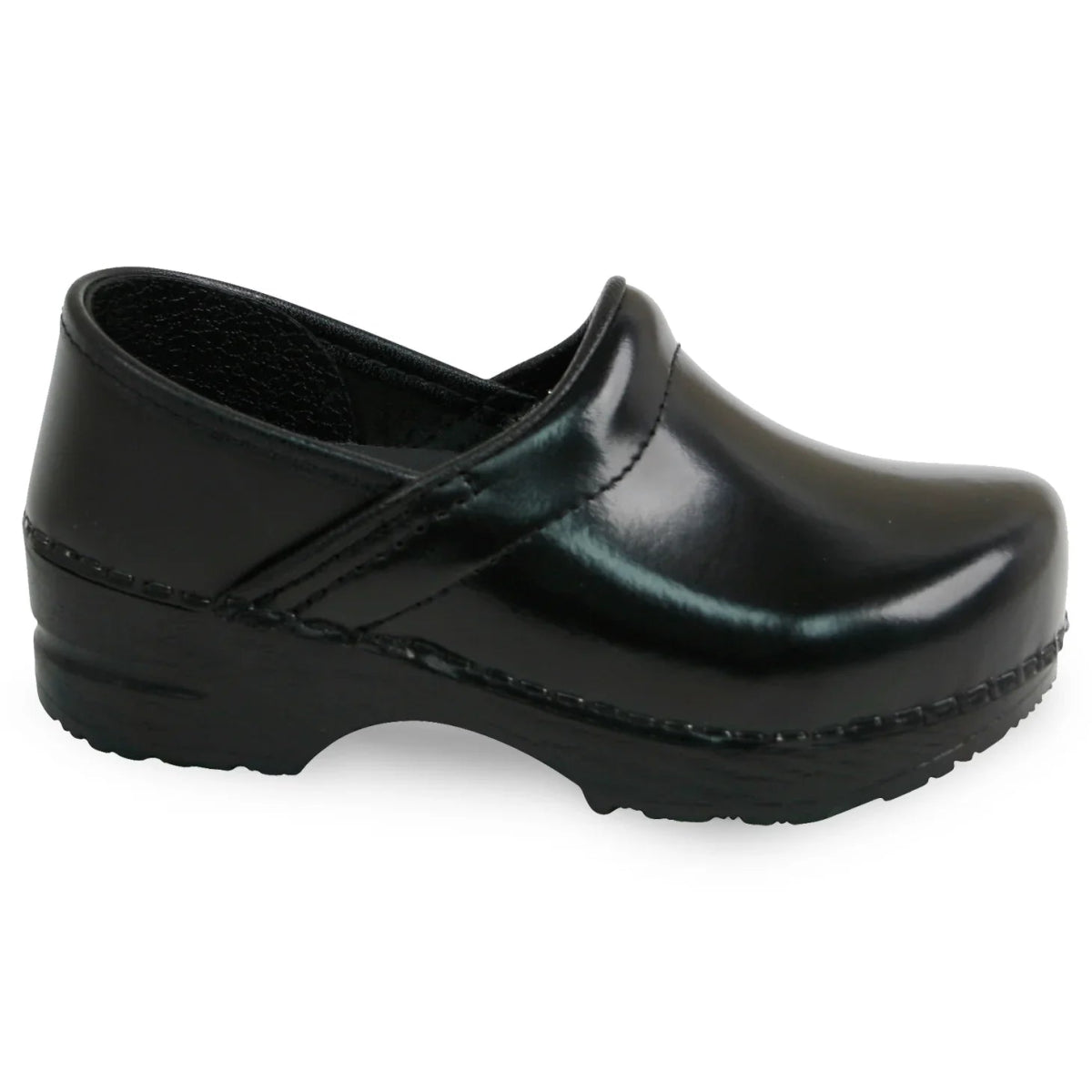 SANITA GITTE CABRIO KID CLOG IN BLACK - TLW Shoes