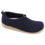 SANITA LODGE SHOE SLIPPERS UNISEX IN NAVY - TLW Shoes
