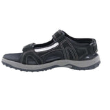 DREW WARREN MEN SANDAL IN BLACK/GREY COMBO - TLW Shoes