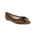 PENNY LOVES KENNY NIP WOMEN BALLET SLIP-ON SHOE IN TAN/BLACK FAUX HAIR - TLW Shoes