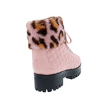 PENNY LOVES KENNY NEWB WOMEN ANKLE BOOTIES IN PINK MICROSUEDE - TLW Shoes