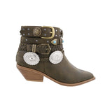 PENNY LOVES KENNY SHANE WOMEN BOOT IN GREEN DISTRESSED SYNTHETIC - TLW Shoes