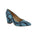 PENNY LOVES KENNY VENUS WOMEN PUMP SLIP-ON SHOES IN TURQOISE FAUX SNAKE - TLW Shoes