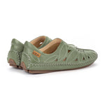 PIKOLINOS JEREZ 578-7399 WOMEN'S LOAFERS SLIP-ON MOCCASIN SHOES IN MINT GREEN - TLW Shoes