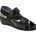 ROS HOMMERSON WYNONA WOMEN'S STRETCH FABRIC STRAPS SANDAL IN BLACK COMBO - TLW Shoes