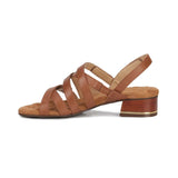 ROS HOMMERSON BREEZE WOMEN'S HOOK AND LOOP CLOSURE STRAPS SANDAL IN LUGGAGE TAN - TLW Shoes