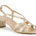 ROS HOMMERSON LEANDRA WOMEN'S ADJUSTABLE BUCKLES DRESS SANDAL IN GOLD - TLW Shoes
