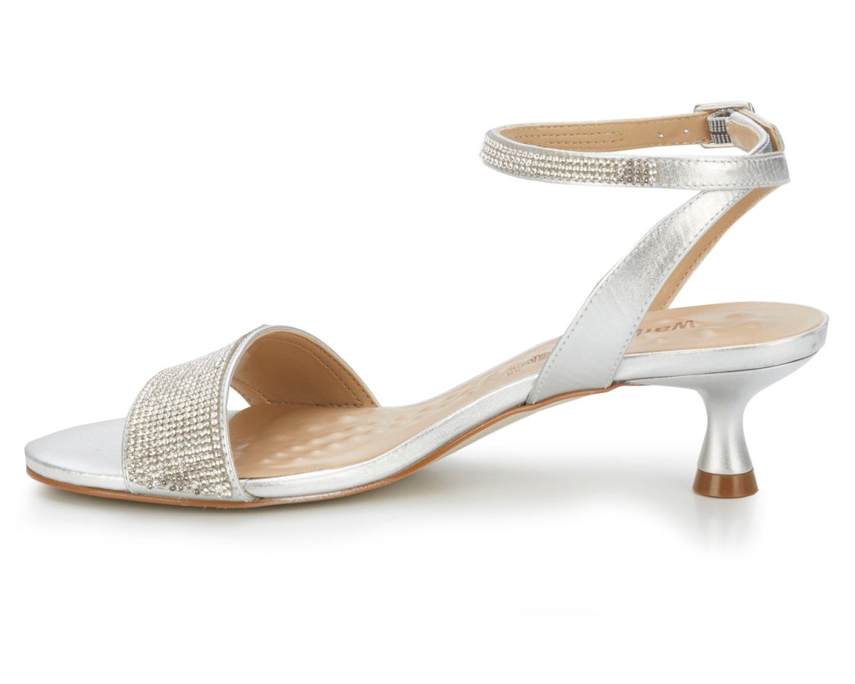 ROS HOMMERSON LESLIE WOMEN'S ANKLE STRAPS SANDALS IN WHITE - TLW Shoes