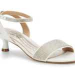 ROS HOMMERSON LESLIE WOMEN'S ANKLE STRAPS SANDALS IN WHITE - TLW Shoes