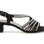 ROS HOMMERSON LETTIE II WOMEN STRAP SANDAL IN BLACK MICRO - TLW Shoes